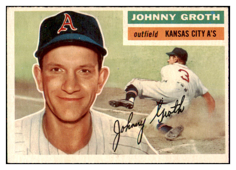 1956 Topps Baseball #279 Johnny Groth A's EX-MT 496849