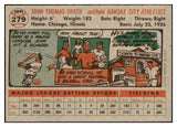 1956 Topps Baseball #279 Johnny Groth A's EX-MT 496849