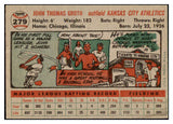 1956 Topps Baseball #279 Johnny Groth A's EX-MT 496850
