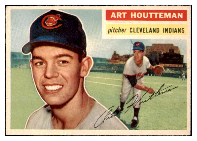 1956 Topps Baseball #281 Art Houtteman Indians NR-MT 496852