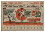 1956 Topps Baseball #282 Warren Hacker Cubs EX-MT 496854