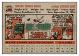 1956 Topps Baseball #285 Eddie Miksis Cubs EX-MT 496856