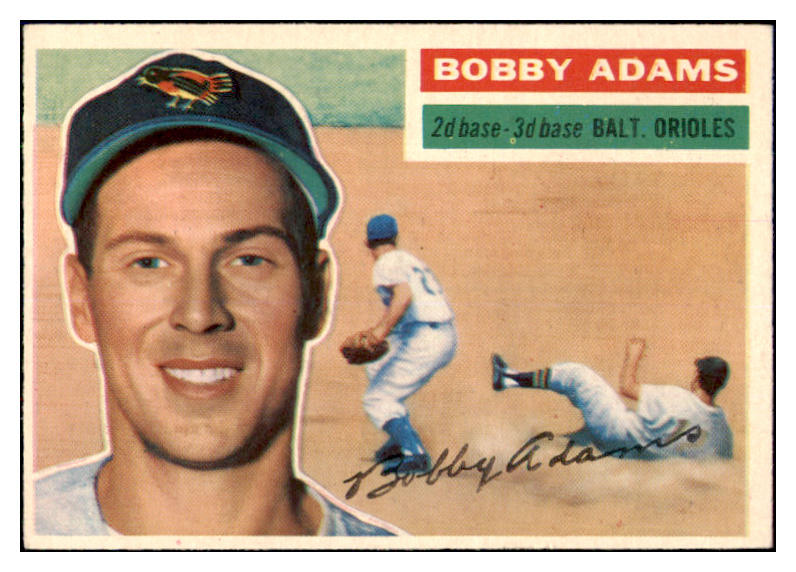 1956 Topps Baseball #287 Bobby Adams Orioles EX-MT 496859