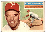 1956 Topps Baseball #290 Curt Simmons Phillies EX-MT 496867