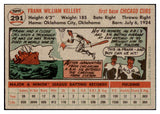 1956 Topps Baseball #291 Frank Kellert Cubs NR-MT 496868