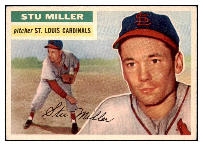 1956 Topps Baseball #293 Stu Miller Cardinals NR-MT 496871