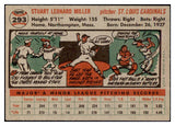 1956 Topps Baseball #293 Stu Miller Cardinals NR-MT 496871