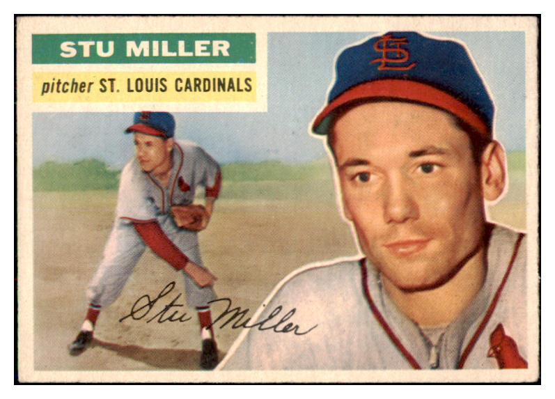 1956 Topps Baseball #293 Stu Miller Cardinals EX-MT 496873