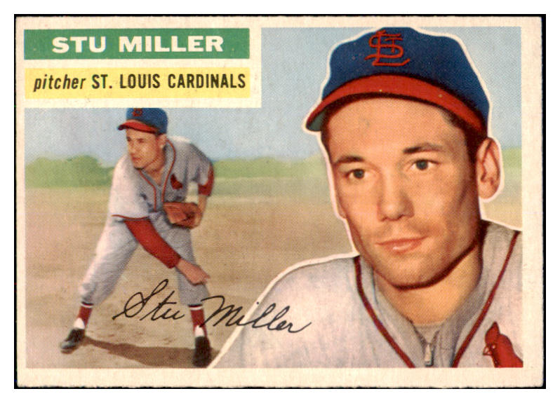 1956 Topps Baseball #293 Stu Miller Cardinals EX-MT 496874