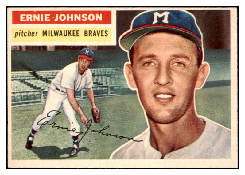 1956 Topps Baseball #294 Ernie Johnson Braves NR-MT 496875