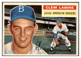 1956 Topps Baseball #295 Clem Labine Dodgers NR-MT 496877