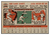 1956 Topps Baseball #298 Johnny Schmitz Red Sox NR-MT 496883