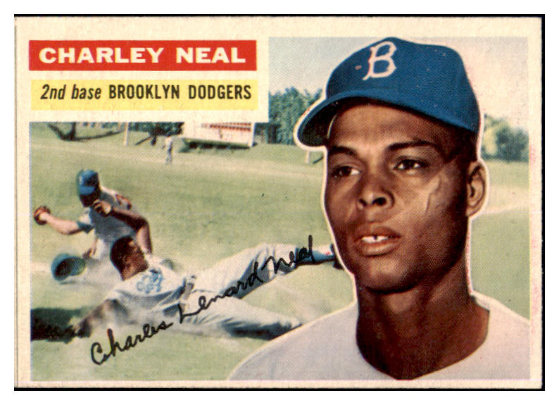 1956 Topps Baseball #299 Charley Neal Dodgers NR-MT 496884