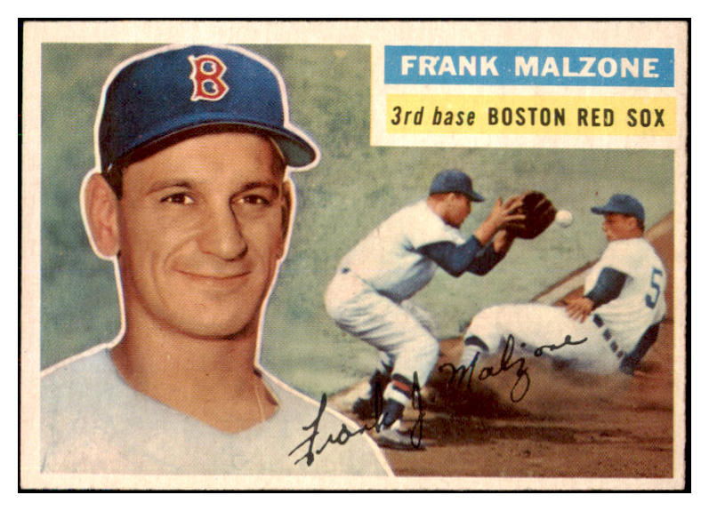 1956 Topps Baseball #304 Frank Malzone Red Sox EX-MT 496896