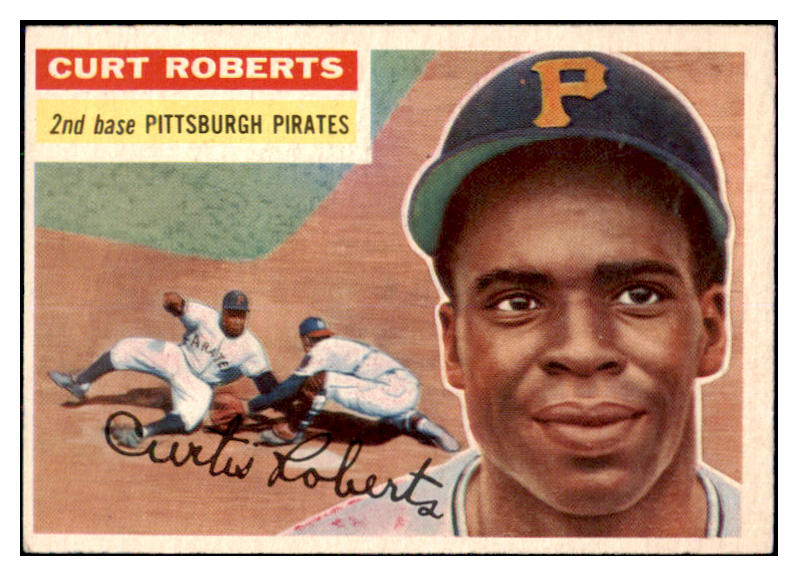 1956 Topps Baseball #306 Curt Roberts Pirates EX-MT 496898