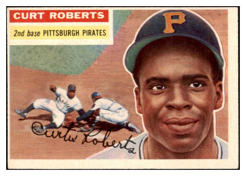 1956 Topps Baseball #306 Curt Roberts Pirates EX-MT 496899