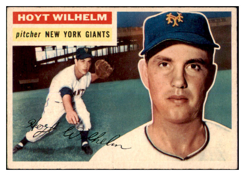 1956 Topps Baseball #307 Hoyt Wilhelm Giants NR-MT 496900