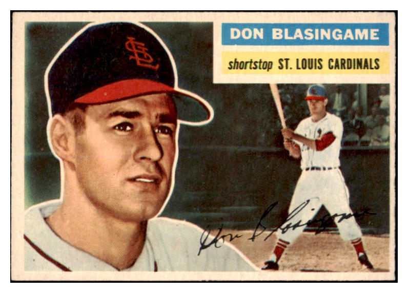 1956 Topps Baseball #309 Don Blasingame Cardinals EX-MT 496903