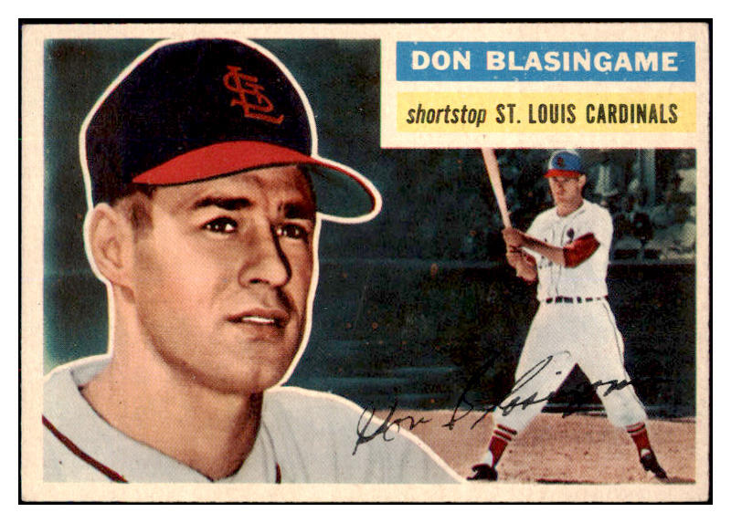 1956 Topps Baseball #309 Don Blasingame Cardinals EX-MT 496904