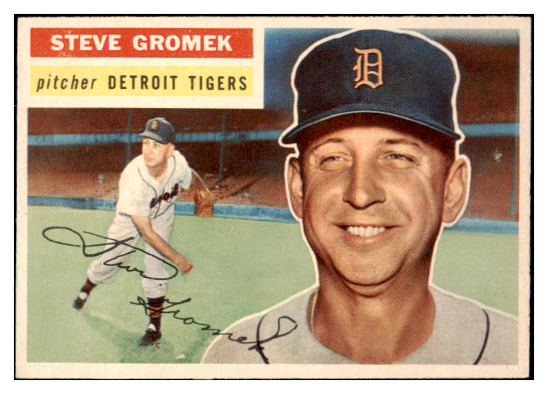 1956 Topps Baseball #310 Steve Gromek Tigers NR-MT 496905