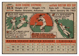 1956 Topps Baseball #313 Gene Stephens Red Sox EX-MT 496908