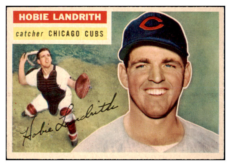 1956 Topps Baseball #314 Hobie Landrith Cubs NR-MT 496910