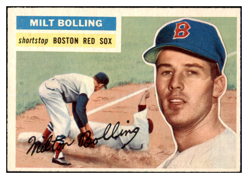 1956 Topps Baseball #315 Milt Bolling Red Sox NR-MT 496912