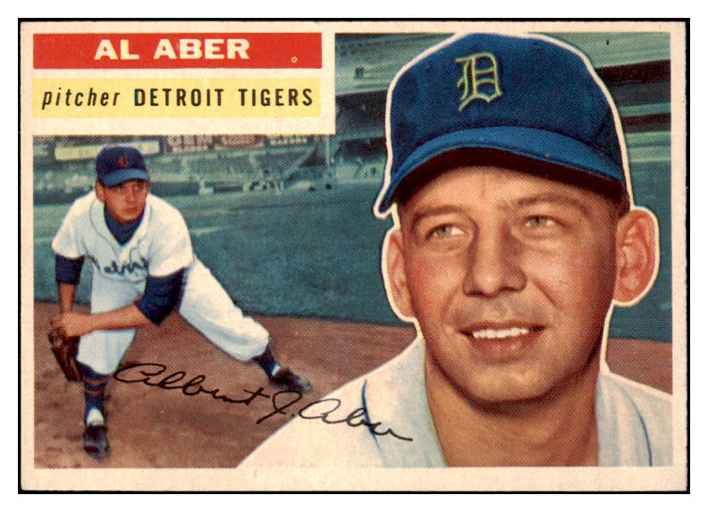 1956 Topps Baseball #317 Al Aber Tigers NR-MT 496916