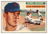 1956 Topps Baseball #322 Karl Olson Senators NR-MT 496923