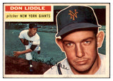 1956 Topps Baseball #325 Don Liddle Giants EX-MT 496930