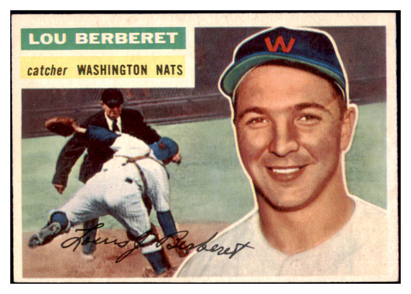 1956 Topps Baseball #329 Lou Berberet Senators NR-MT 496938