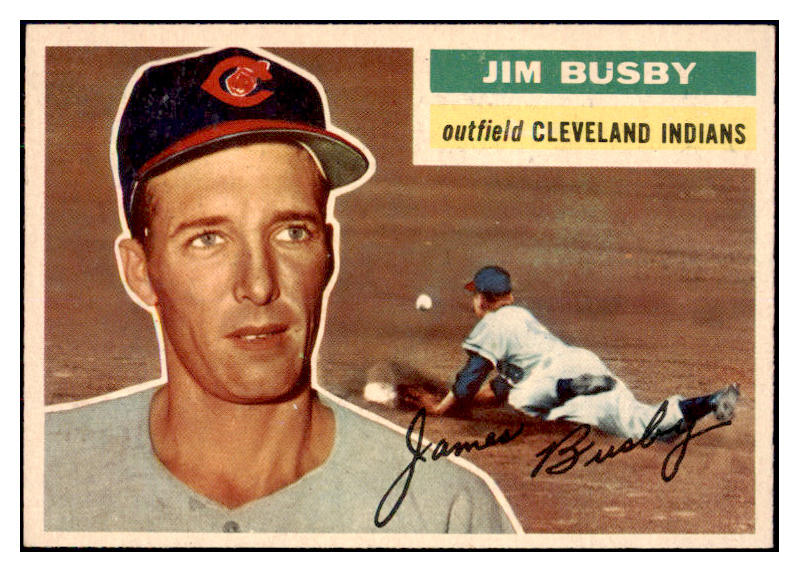 1956 Topps Baseball #330 Jim Busby Indians NR-MT 496940