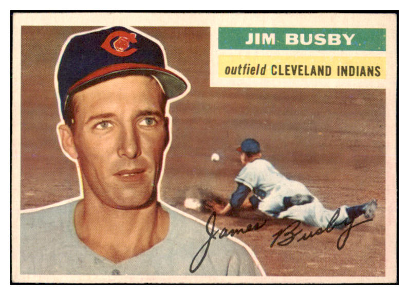 1956 Topps Baseball #330 Jim Busby Indians NR-MT 496941