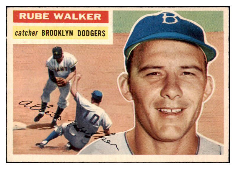1956 Topps Baseball #333 Rube Walker Dodgers NR-MT 496943