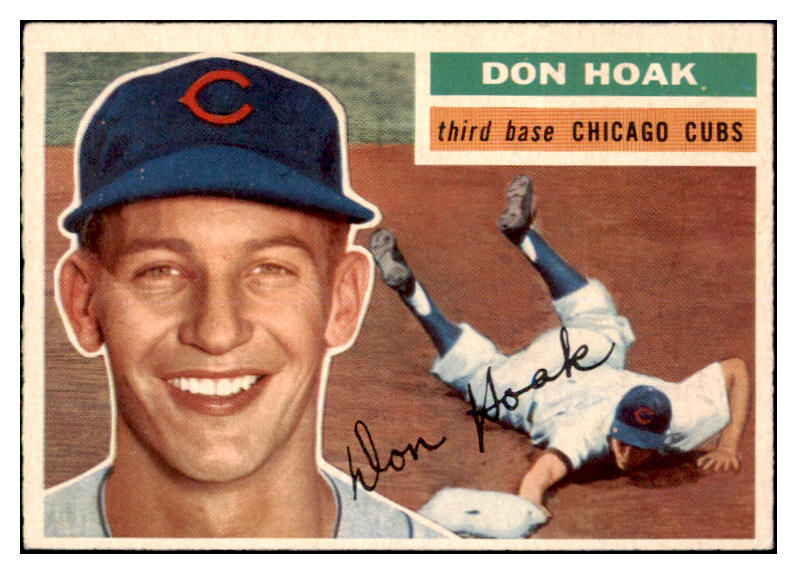 1956 Topps Baseball #335 Don Hoak Cubs EX-MT 496949