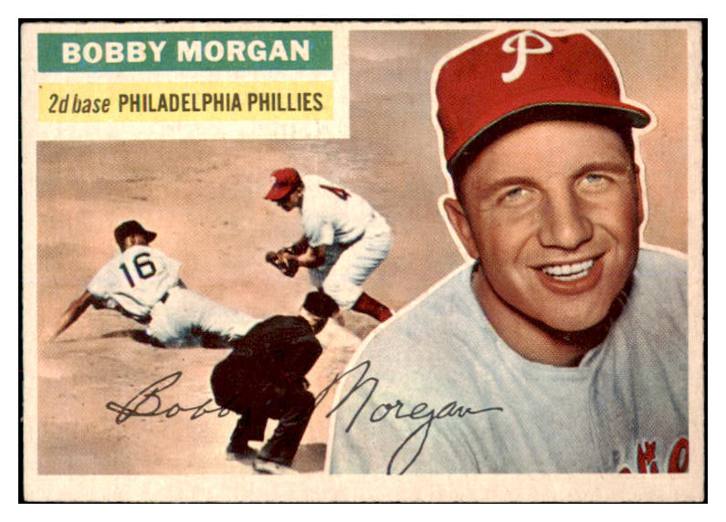 1956 Topps Baseball #337 Bobby Morgan Phillies NR-MT 496953