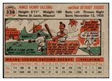 1956 Topps Baseball #338 Jim Delsing Tigers EX-MT 496954