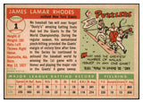 1955 Topps Baseball #001 Dusty Rhodes Giants EX-MT 496956