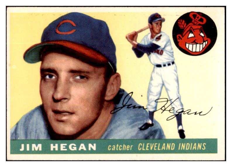 1955 Topps Baseball #007 Jim Hegan Indians EX-MT 496961