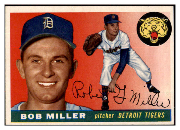1955 Topps Baseball #009 Bob Miller Tigers NR-MT 496963