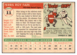 1955 Topps Baseball #011 Ferris Fain Tigers NR-MT 496966