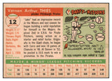 1955 Topps Baseball #012 Jake Thies Pirates NR-MT 496968