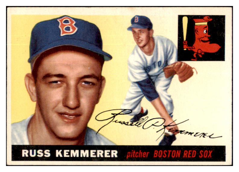 1955 Topps Baseball #018 Russ Kemmerer Red Sox EX-MT 496982