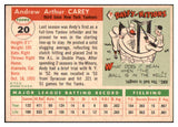 1955 Topps Baseball #020 Andy Carey Yankees EX-MT 496985