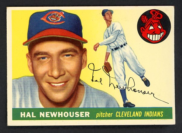 1955 Topps Baseball #024 Hal Newhouser Indians EX-MT 496988