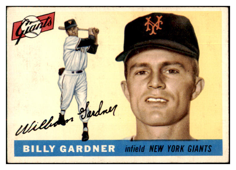 1955 Topps Baseball #027 Billy Gardner Giants EX-MT 496991