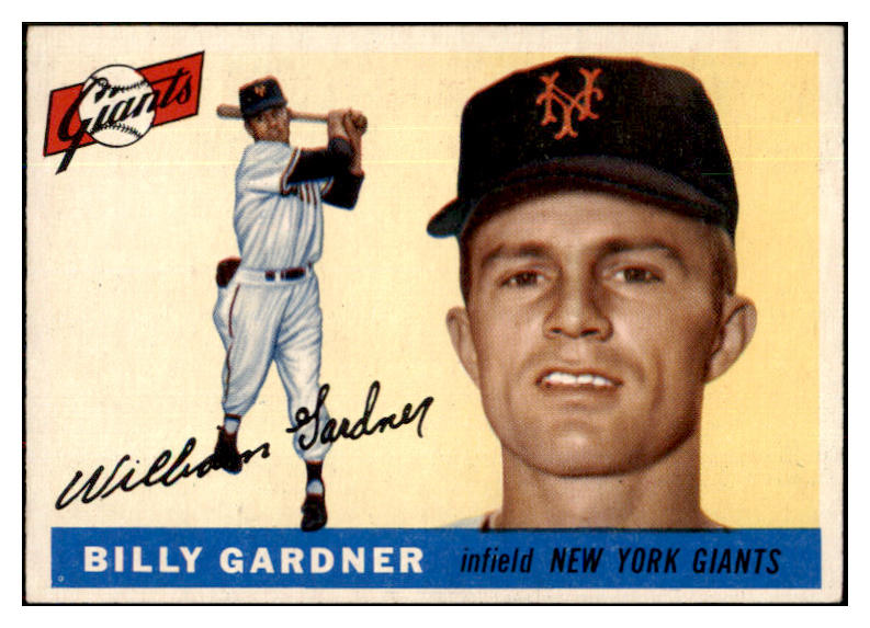 1955 Topps Baseball #027 Billy Gardner Giants EX-MT 496992