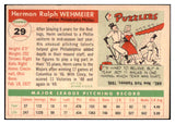 1955 Topps Baseball #029 Herman Wehmeier Phillies EX-MT 496995