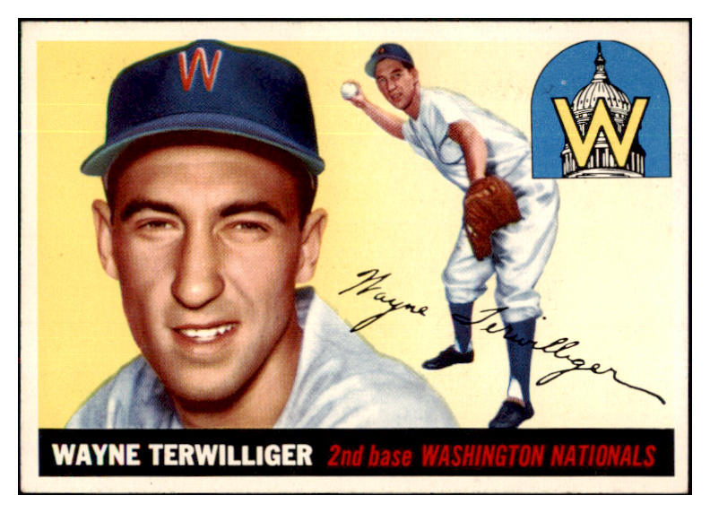 1955 Topps Baseball #034 Wayne Terwilliger Senators NR-MT 497000