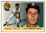 1955 Topps Baseball #035 Dave Jolly Braves NR-MT 497003